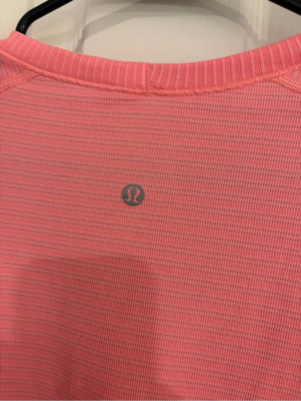 Lululemon Swiftly Tech Long Sleeve Top Pink Coral Size 10 - Picture 8 of 9